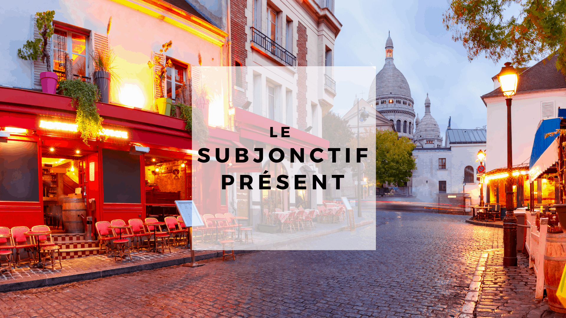 Le Subjonctif Present
