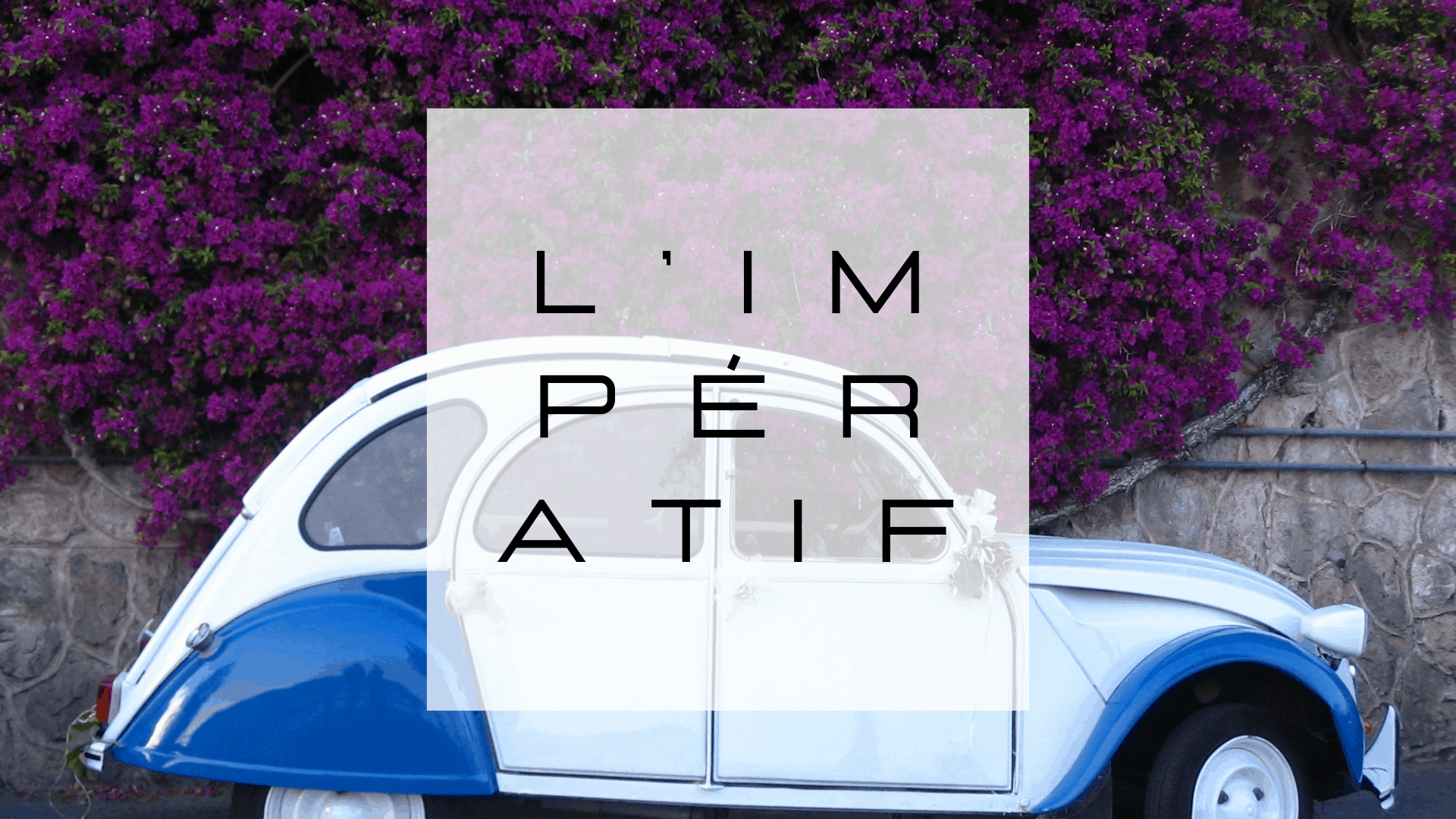 L'imperatif