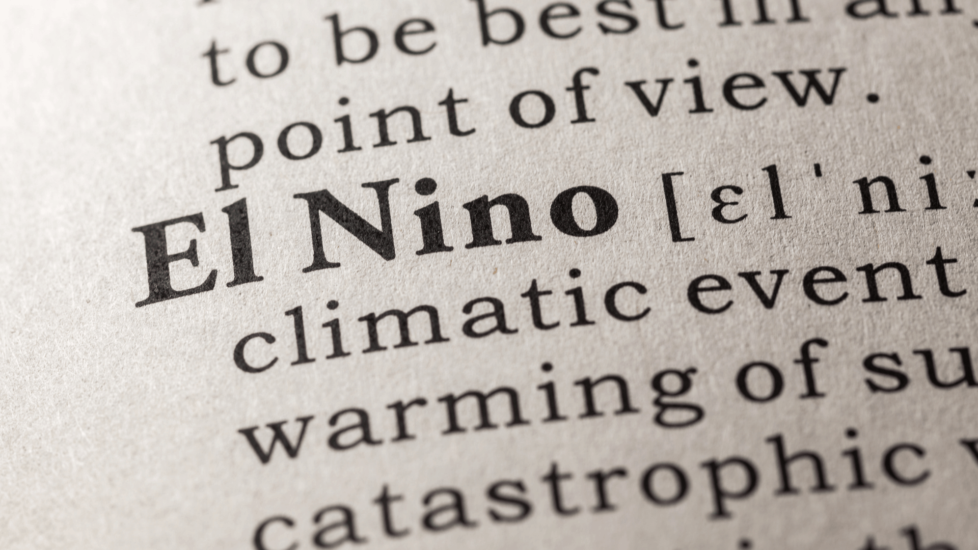 el niño